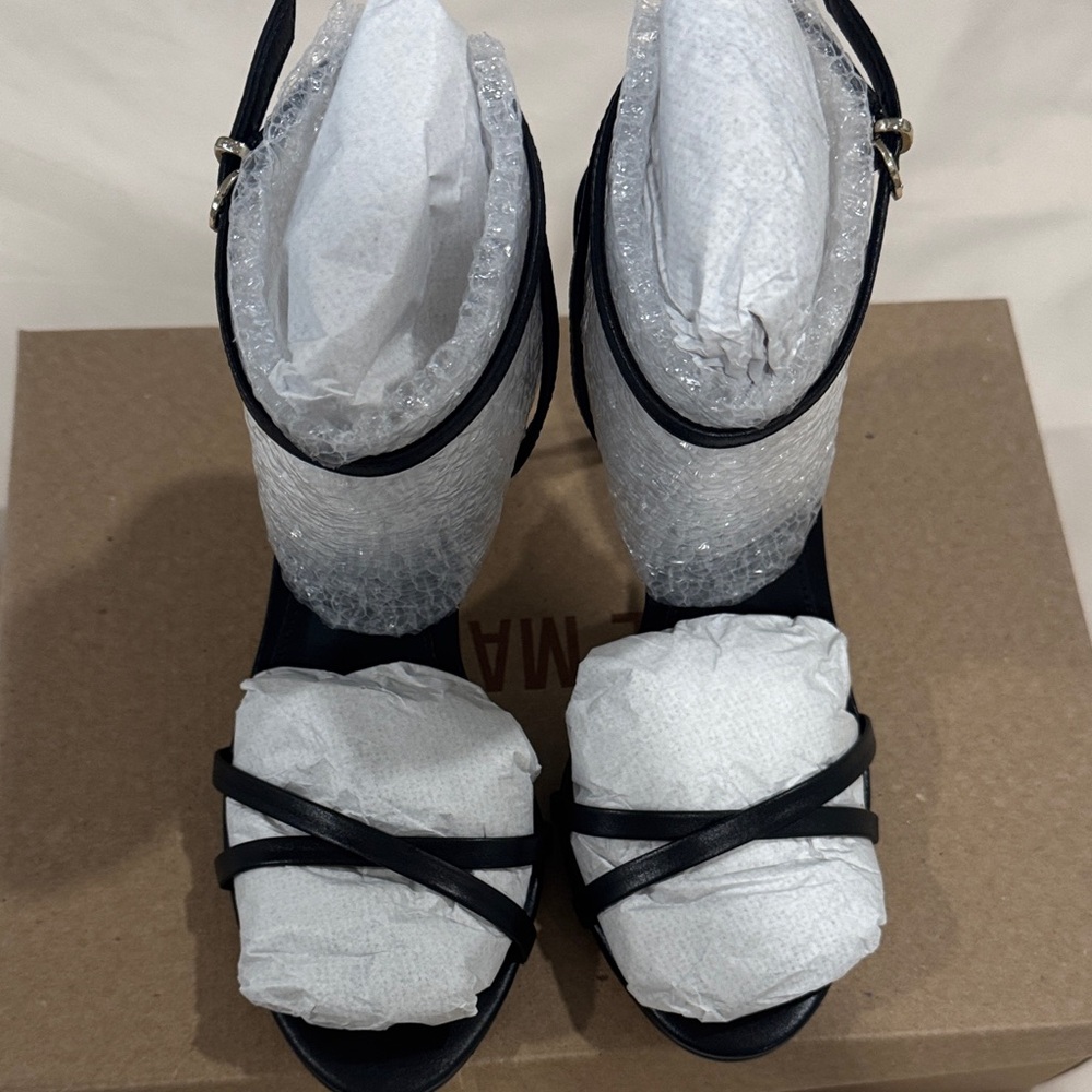 Steve Madden JYPSEY Black Strappy Heels - Picture 5 of 5